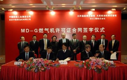 安柴引進三井-大發(fā)MD-G燃氣機技術  