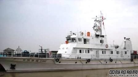 同方江新造船300噸漁政船完成試航