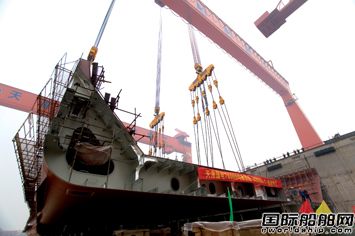 新港船舶重工首條PSPC船舶塢內(nèi)搭載