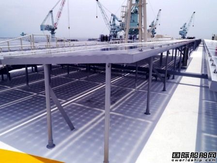 全球首艘太陽能汽車運輸船亮相  