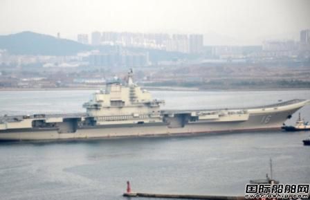 “遼寧”號航母入役首航   