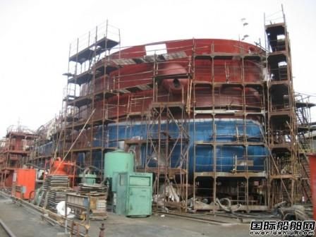 烏克蘭Kherson船廠一艘成品油船下水