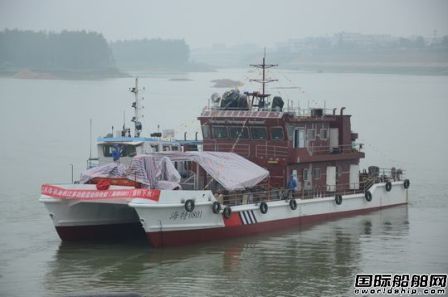 益陽(yáng)中海船舶“海特0801”輪下水