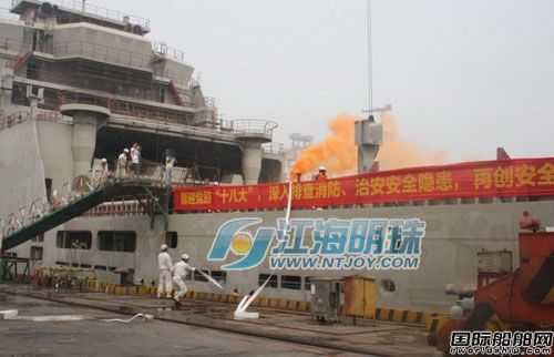 迎“十八大”南通船企防患未然 