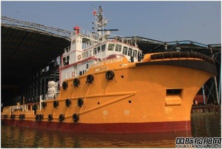 粵新海工交付一艘58.7米錨拖供應(yīng)船