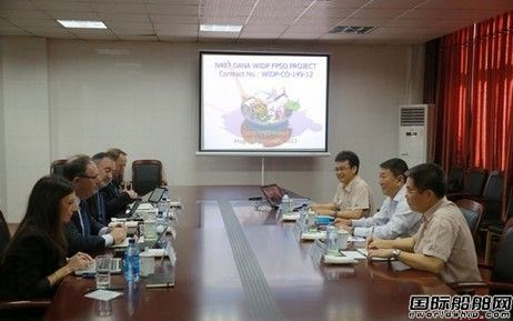 中遠(yuǎn)船務(wù)王宇航會(huì)見英國船東DANA總裁