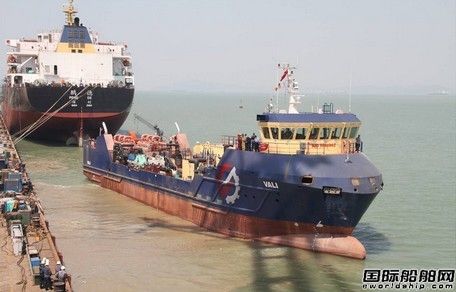 黃埔造船一艘活魚運(yùn)輸船海試