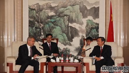何建中會(huì)見(jiàn)馬士基航運(yùn)總裁