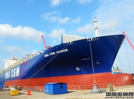 亞泰船廠完修“達飛伊凡虎”輪