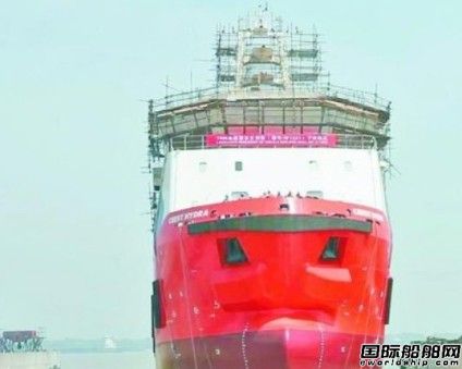 新聯(lián)造船一艘70M潛水支持船下水