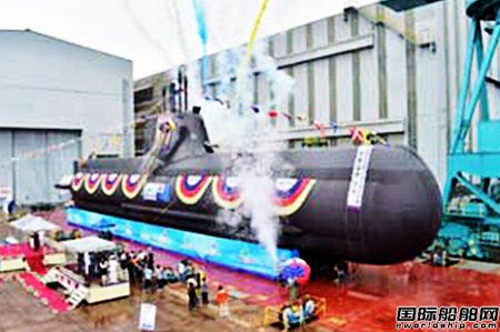 現(xiàn)代重工下水韓國第五艘214級潛艇