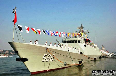 滬東中華建造泉州艦入列