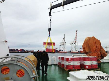 SINOPEC潤(rùn)滑油在澳大利亞為“海巡01”輪供油