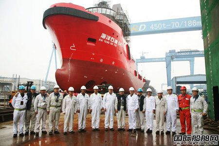 廣東中遠船務(wù)“海洋石油641”下水