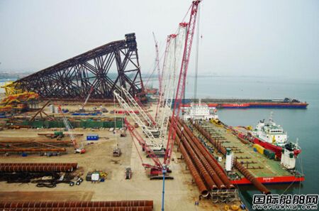 蓬萊巨濤獲平臺(tái)導(dǎo)管架建造合同