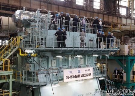 溫特圖爾展示新型雙燃料低速機(jī)