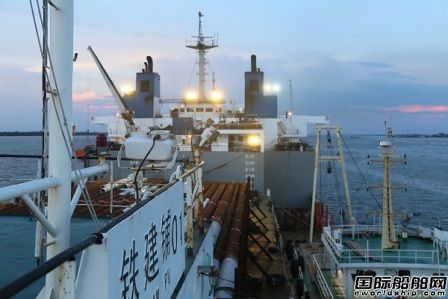 中國鐵建港航局船舶抵達尼日利亞