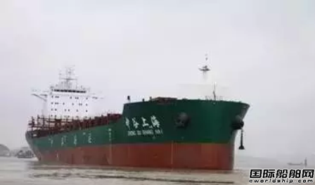 舟山五洲船舶交付首制2500箱集裝箱船