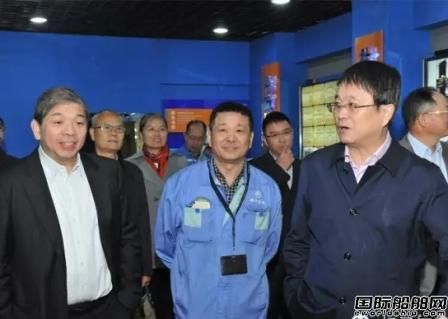 太平船務執(zhí)行總裁張松聲造訪揚子江船業(yè)