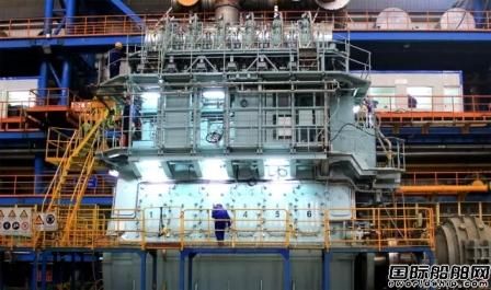 青島船柴交驗首制MAN主機6S60ME-C8.2