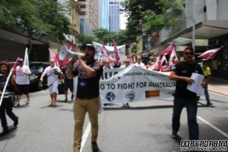 力拓解雇澳大利亞海員遭抗議