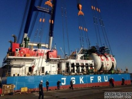 韓國Kangnam船廠下水一座小型LNG FRU