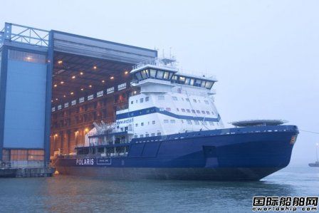 全球首艘LNG動力破冰船海試