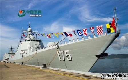 中船集團最強艦船亮相“回擊”南海仲裁