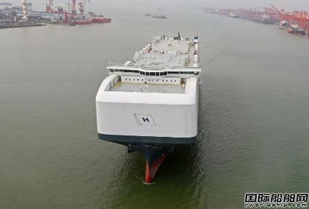 廈船重工1艘汽車運輸船完成海試