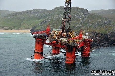 “Transocean Winner”號半潛式鉆井平臺成功脫淺