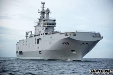 DCNS向埃及海軍交付第二艘直升機登陸船塢艦