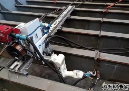 杰瑞科技研制焊接機(jī)器人正式“上崗”