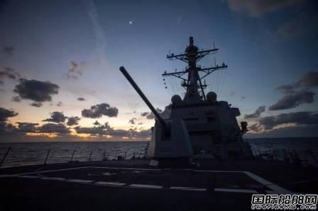 美海軍“John Finn”號導(dǎo)彈驅(qū)逐艦通過驗收試驗