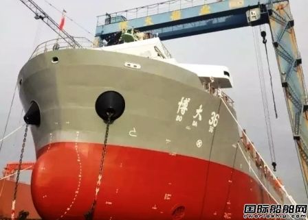博大船業(yè)一艘558TEU集裝箱船下水
