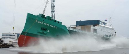 Ferus Smit建造“Arklow Castle”號油船下水