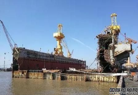長興船廠完成“皇家一號”浮船塢改造工程
