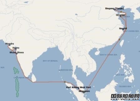 5大船公司聯(lián)手推出中國北部至印度航線