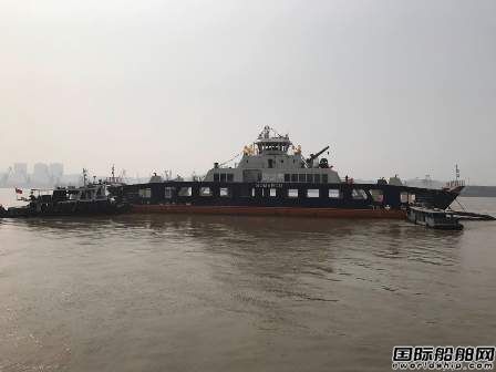 神舟機械為智利船東建造76米渡船下水
