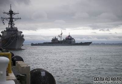 美國海軍部署“蒙特利”號導彈巡洋艦