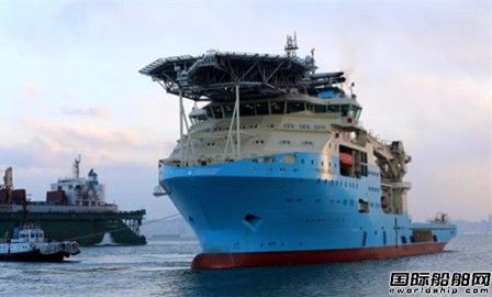 大連中遠(yuǎn)船務(wù)深水海工作業(yè)船2號船開航