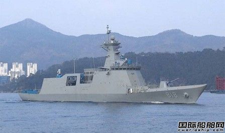 韓國(guó)海軍接收第一艘大邱級(jí)護(hù)衛(wèi)艦