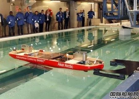 Aker Arctic成功完成無人船繞障礙物試驗