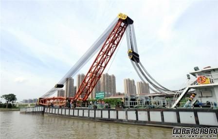 江蘇海事最大內(nèi)河打撈船“蘇州救撈01”試航
