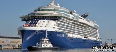 大西洋船廠建造“Celebrity Edge”號(hào)郵輪海試