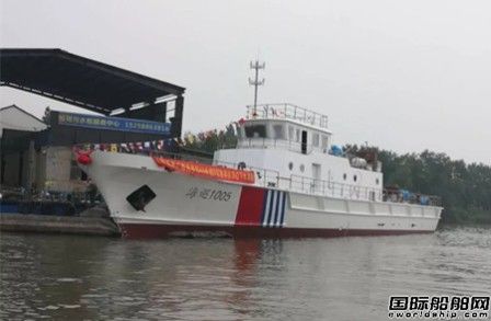 錢航船舶兩艘海巡船一船下水一船開工