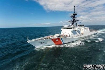 Ingalls Shipbuilding接獲USCG國家安全巡邏艇先期采購合同