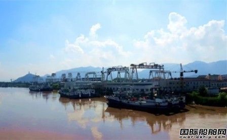 方圓造船交付六艘49.98m遠洋拖網(wǎng)漁船