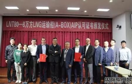 CCS向LNT Marine和SDARI頒發(fā)8萬方LNG船AiP認(rèn)證