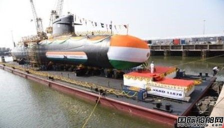 印度海軍第四艘鲉魚級(jí)潛艇“Vela”號(hào)下水