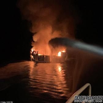 美國加州一艘潛水船失火8人死亡26人失蹤
